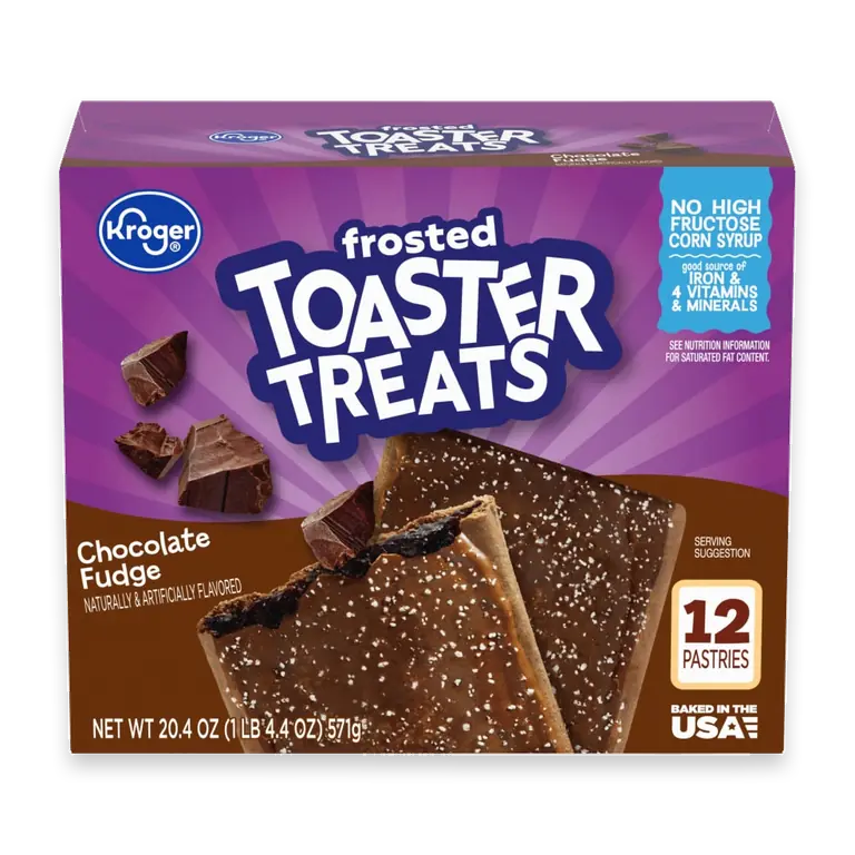 Frosted Chocolate Fudge Toaster Treats