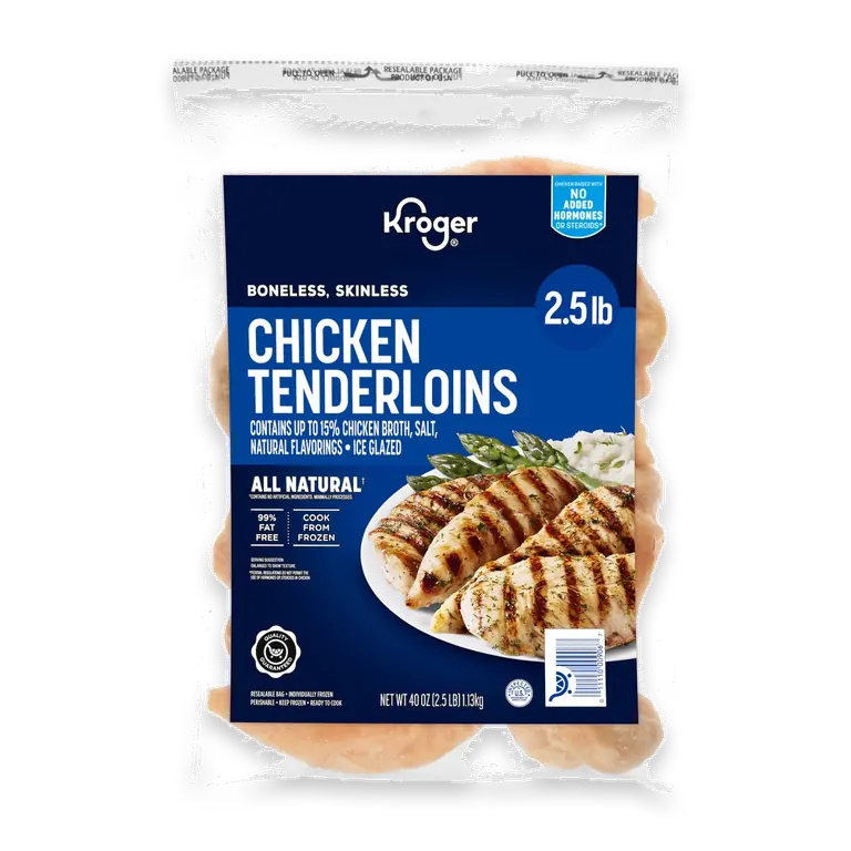 Frozen Boneless Skinless Raw Chicken Tenderloins