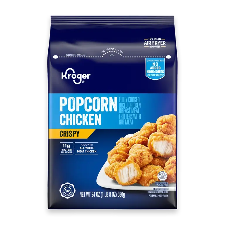 Frozen Fully Cooked Crispy Popcorn Chicken