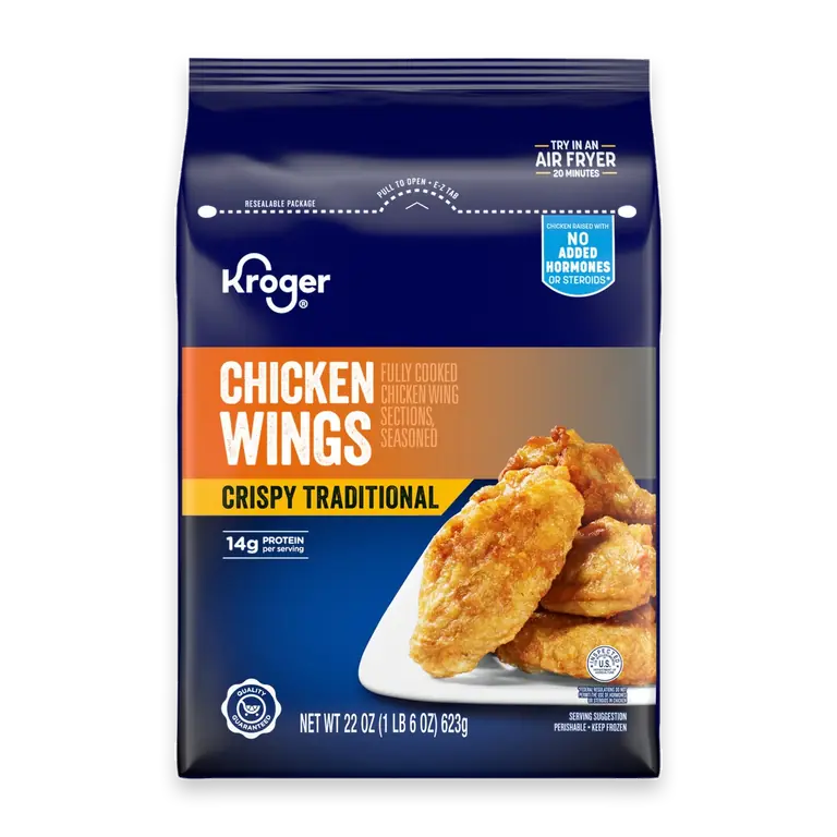Frozen Fully Cooked Crispy Traditional Chicken Wings