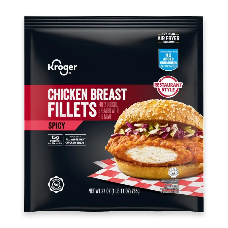 Frozen Fully Cooked Spicy Chicken Breast Fillets