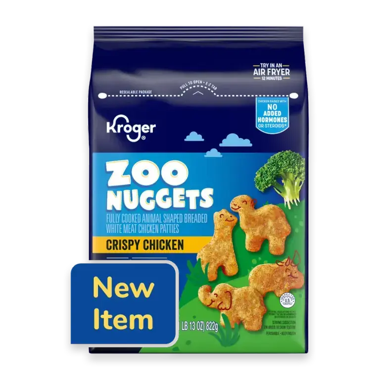Frozen Fully Cooked Zoo Crispy Chicken Nuggets