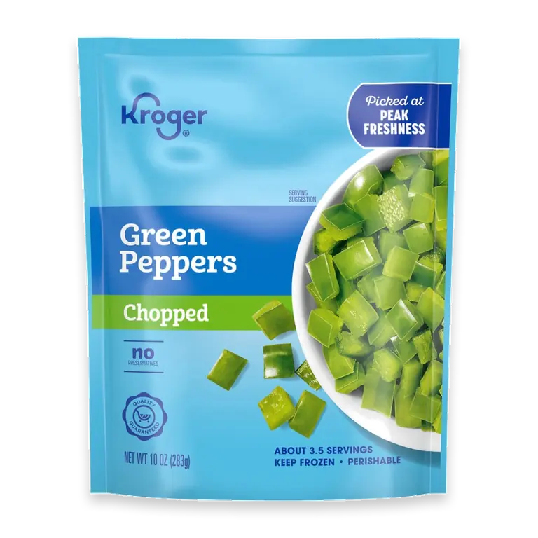 Frozen Green Peppers Chopped