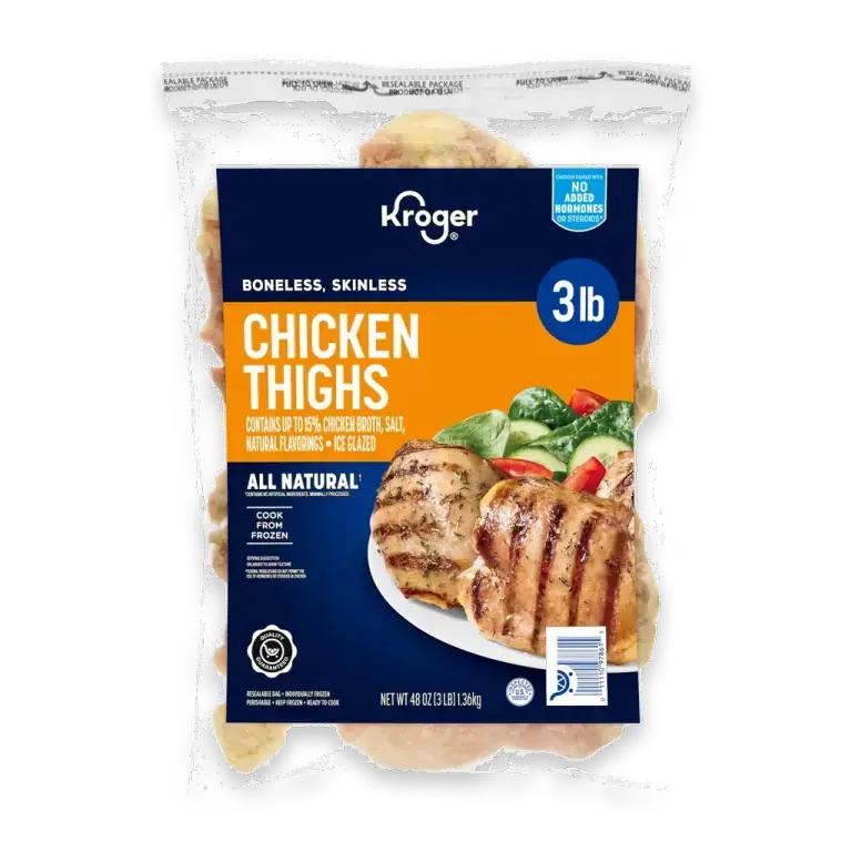 Frozen Raw Boneless Skinless Chicken Thighs