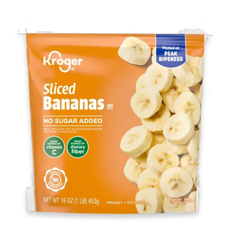 Frozen Sliced Bananas