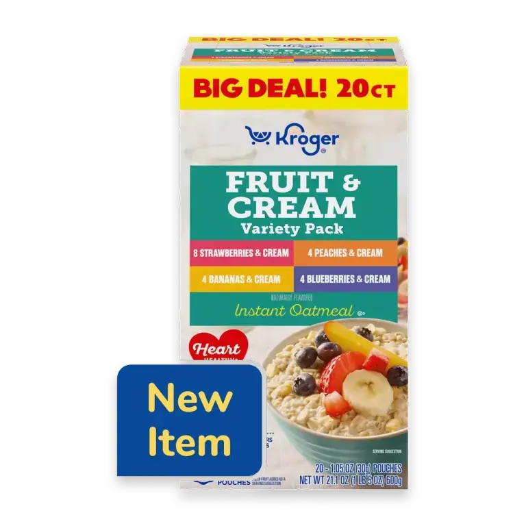 Fruit and Cream Instant Oatmeal Variety Pack BIG DEAL!