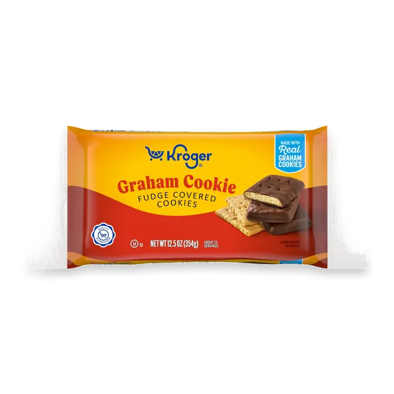 Fudge Enrobed Graham Cookie
