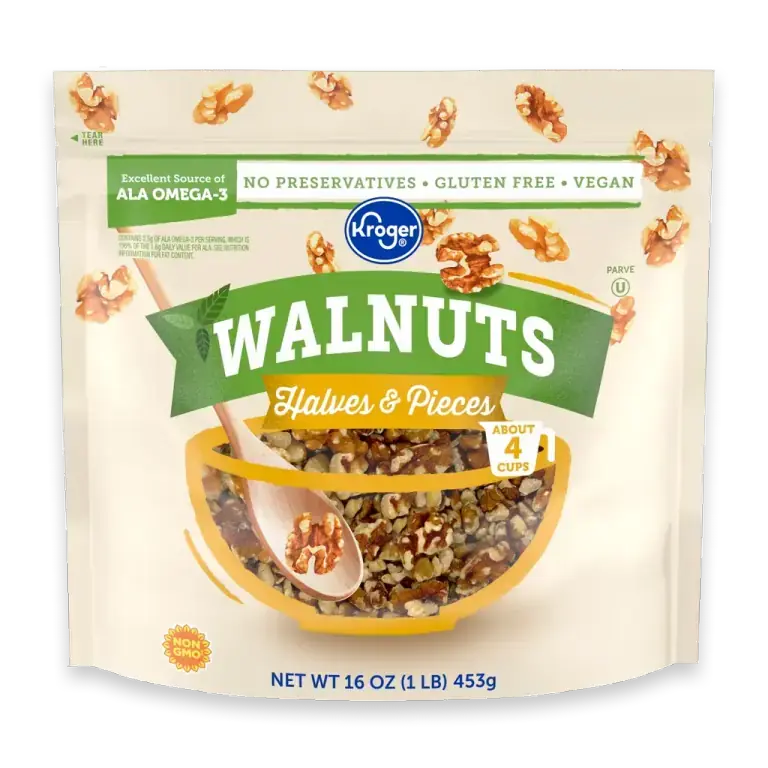 Gluten Free Vegan Halves and Pieces Walnuts
