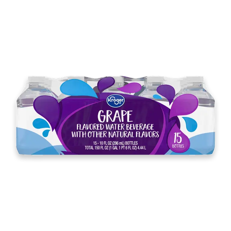 Grape Flavored Mini Bottled Water