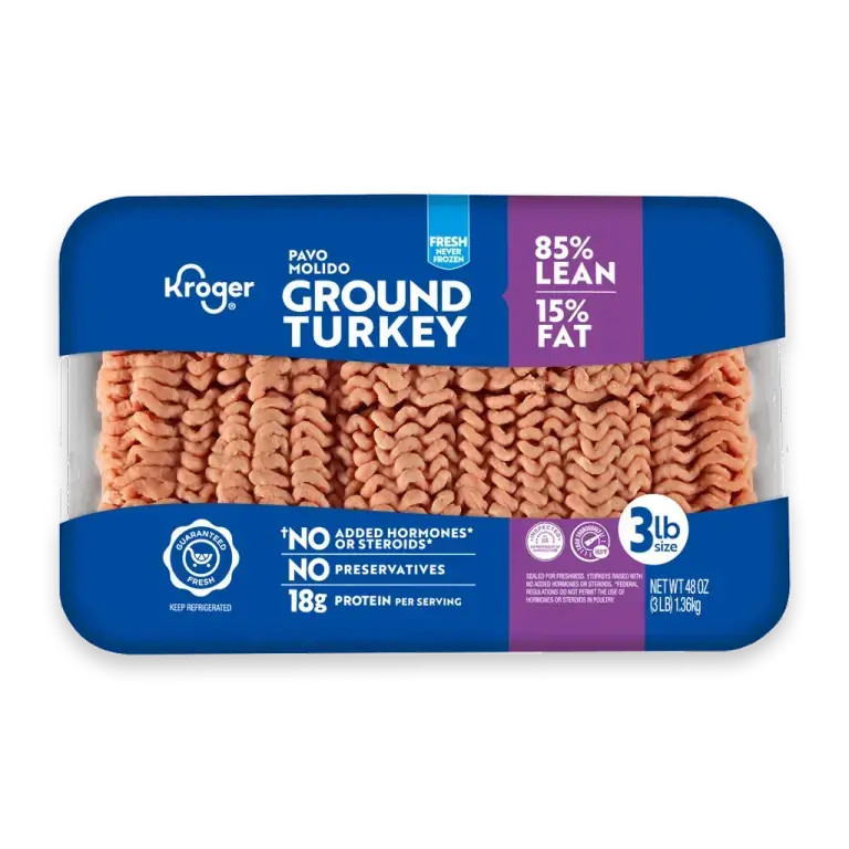 Ground Turkey with Natural Flavorings 85% Fresh Tray Pack