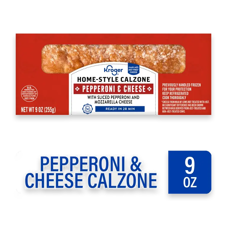 Home-Style Pepperoni and Cheese Calzone