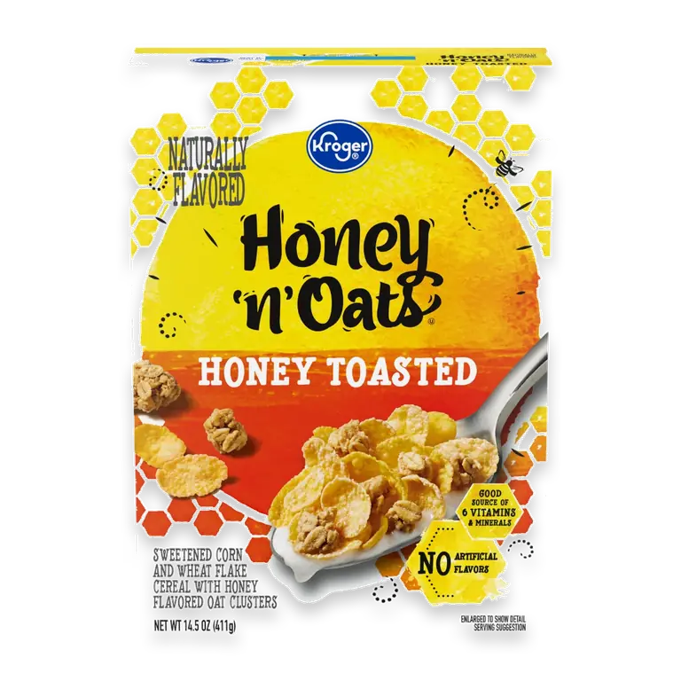 Honey N' Oats Honey Toasted Cereal