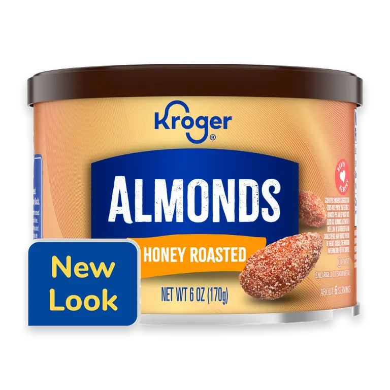 HONEY ROASTED ALMONDS - KROGER - 6 OZ