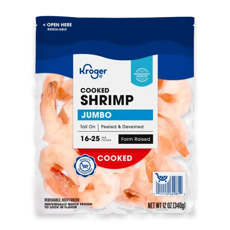Jumbo Shrimp Cooked Peeled & Deveined Tail On