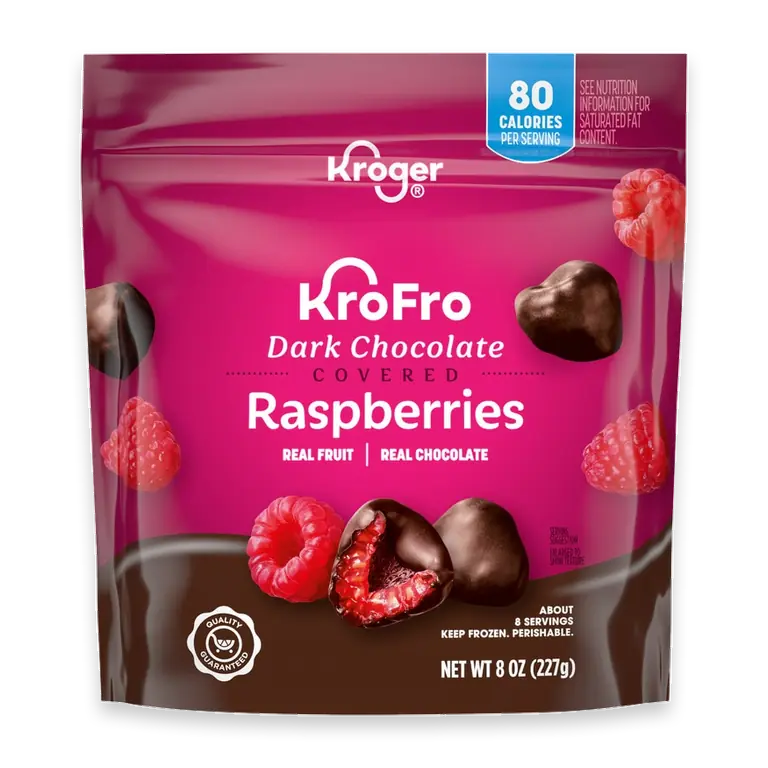KroFro Dark Chocolate Covered Raspberries