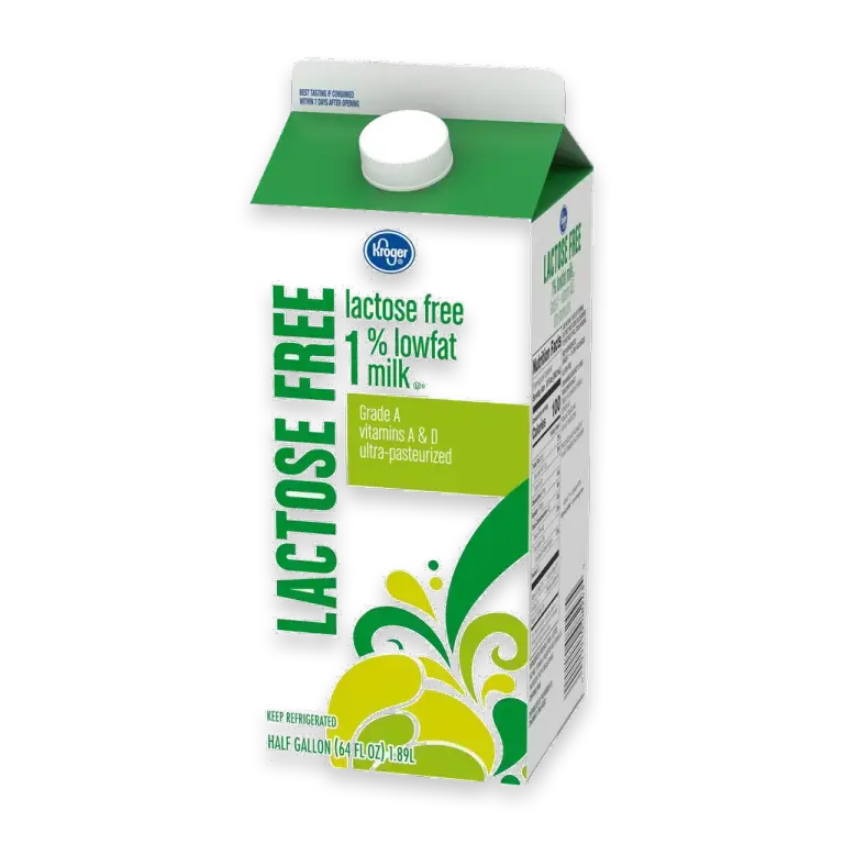 Lactose Free 1% Low Fat Milk Half Gallon