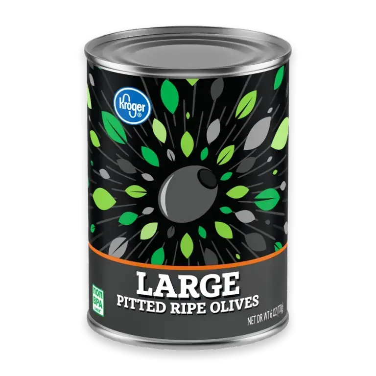 Large Pitted Ripe Black Olives