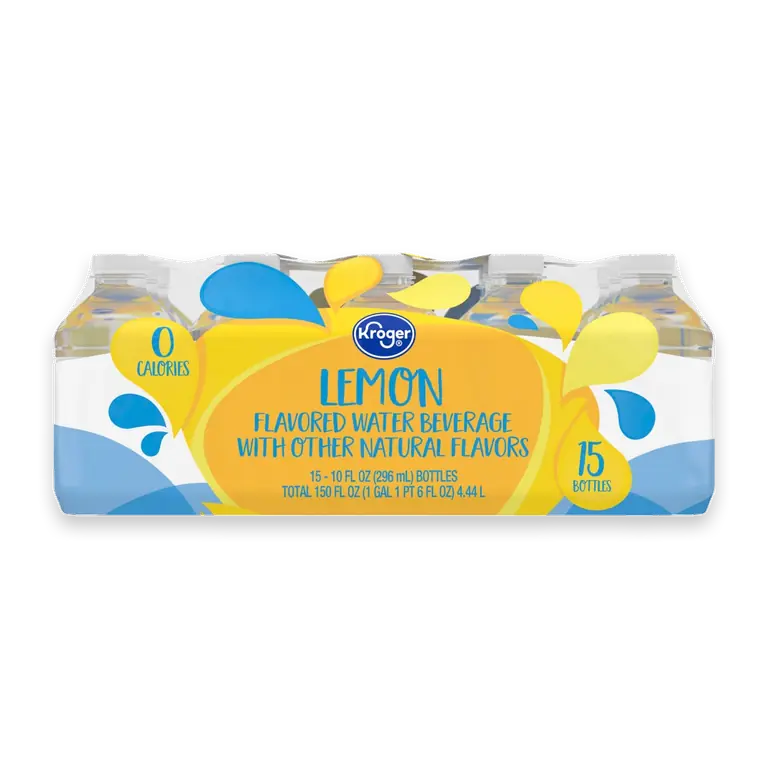Lemon Flavored Bottled Water