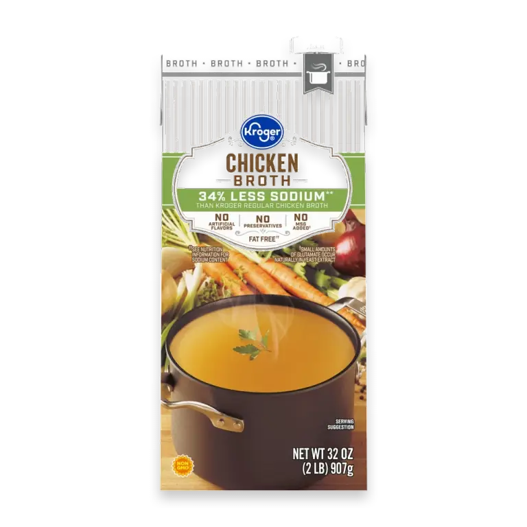 Less Sodium Fat Free Chicken Broth
