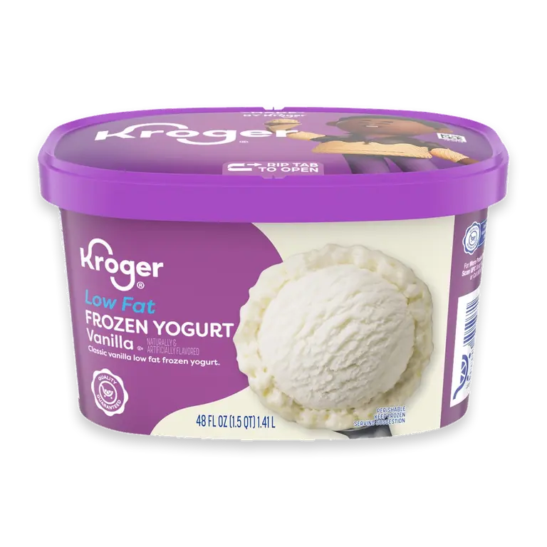 Low Fat Vanilla Frozen Yogurt Tub