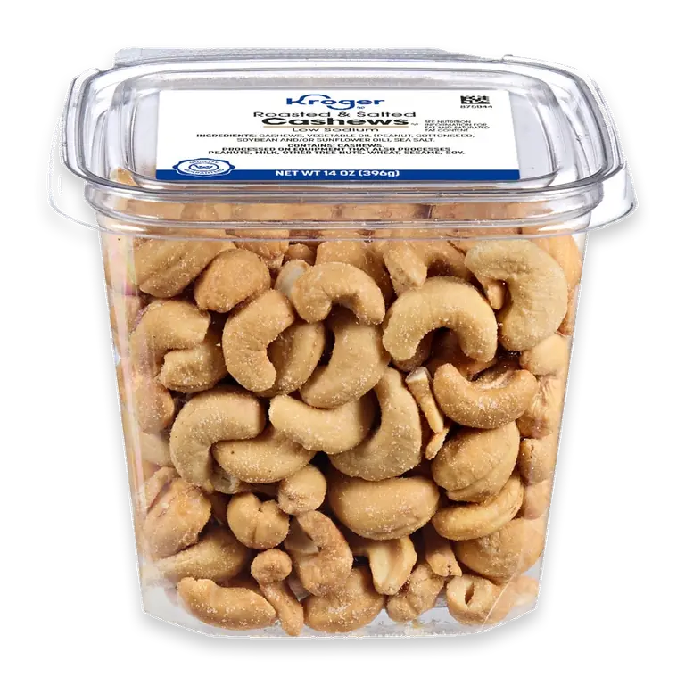 Low Sodium Roasted and Salted Cashews