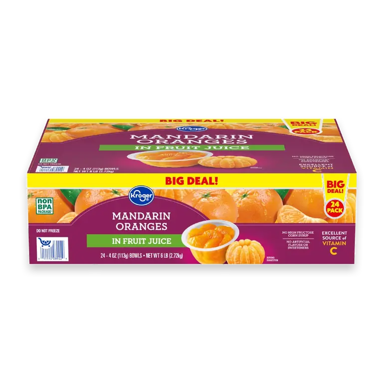 Mandarin Orange Cups in 100% Juice BIG DEAL!