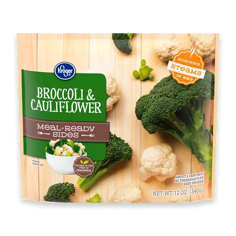 Meal Ready Sides Frozen Vegetables Broccoli & Cauliflower