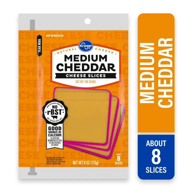 Medium Cheddar Sliced Cheese
