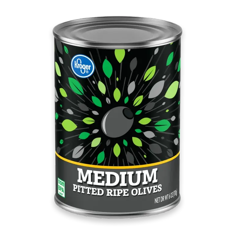 Medium Pitted Ripe Black Olives