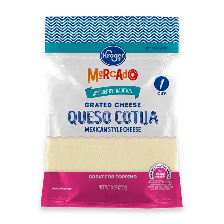Mexican Style Queso Cotija Grated Cheese