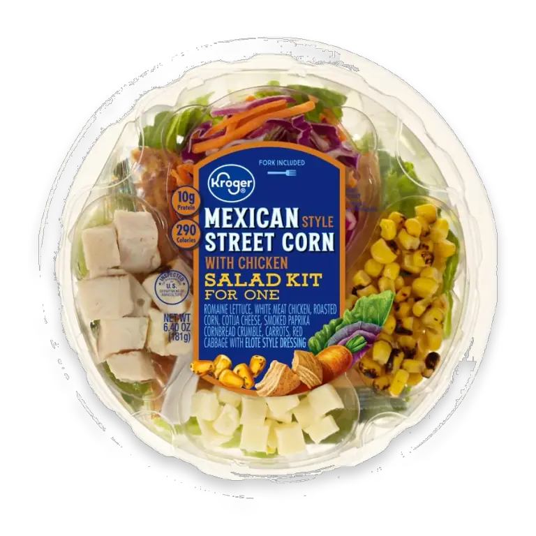 Mexican Style Street Corn With Chicken Salad Kit