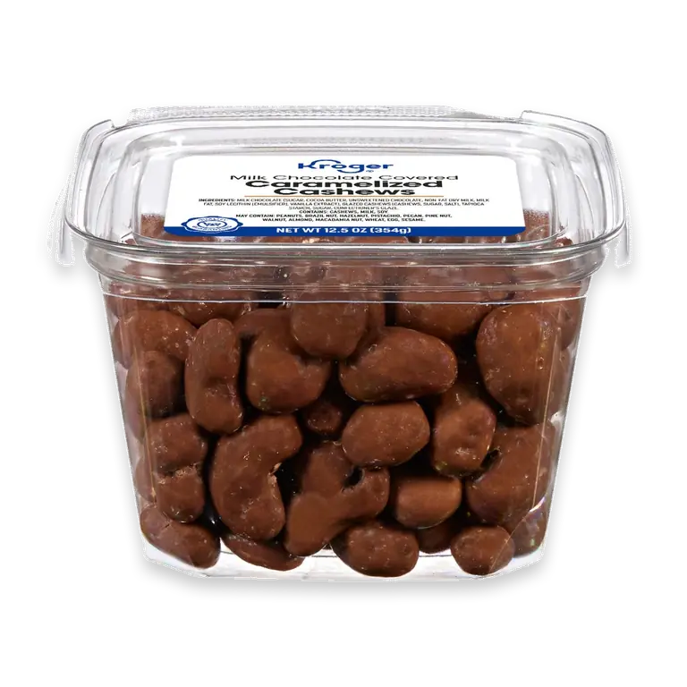 Milk Chocolate Covered Caramelized Cashews