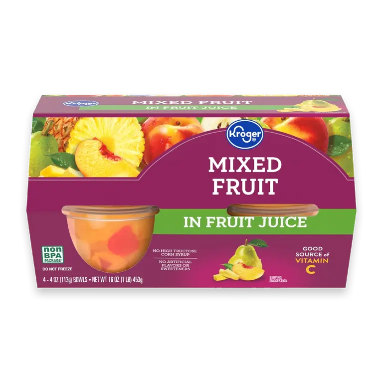 Mixed Fruit Cups in 100% Juice