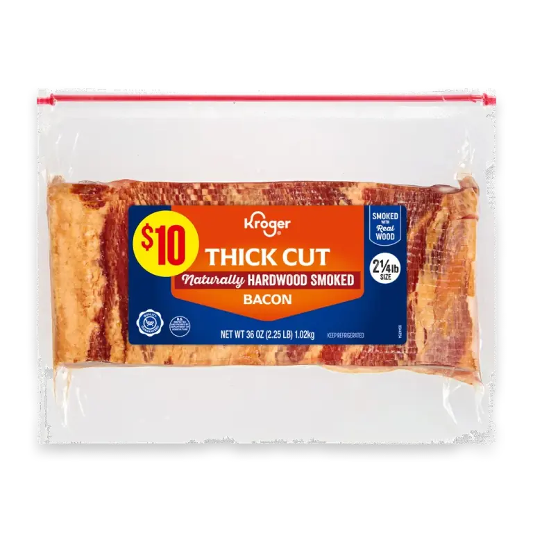 Naturally Hardwood Smoked Thick Cut Bacon
