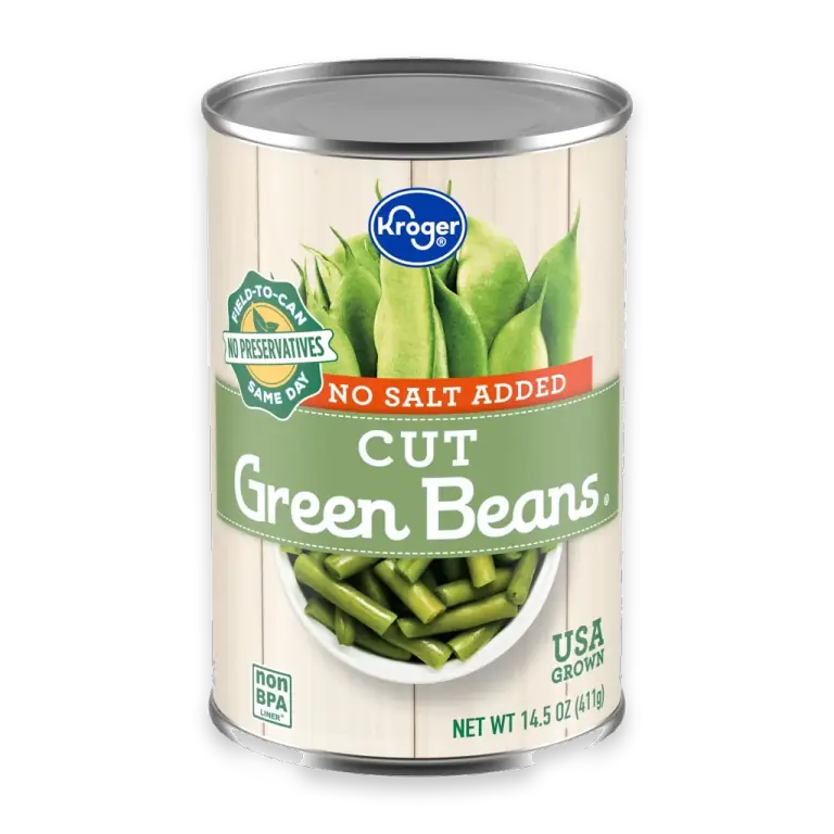 No Salt Cut Canned Green Beans
