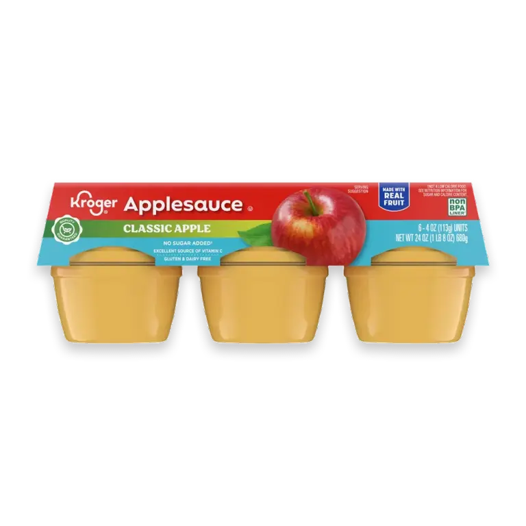 No Sugar Added Classic Apple Applesauce Cups