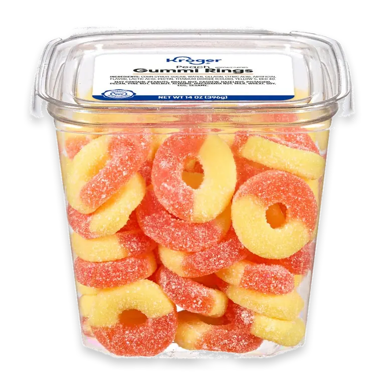 Peach Gummi Rings