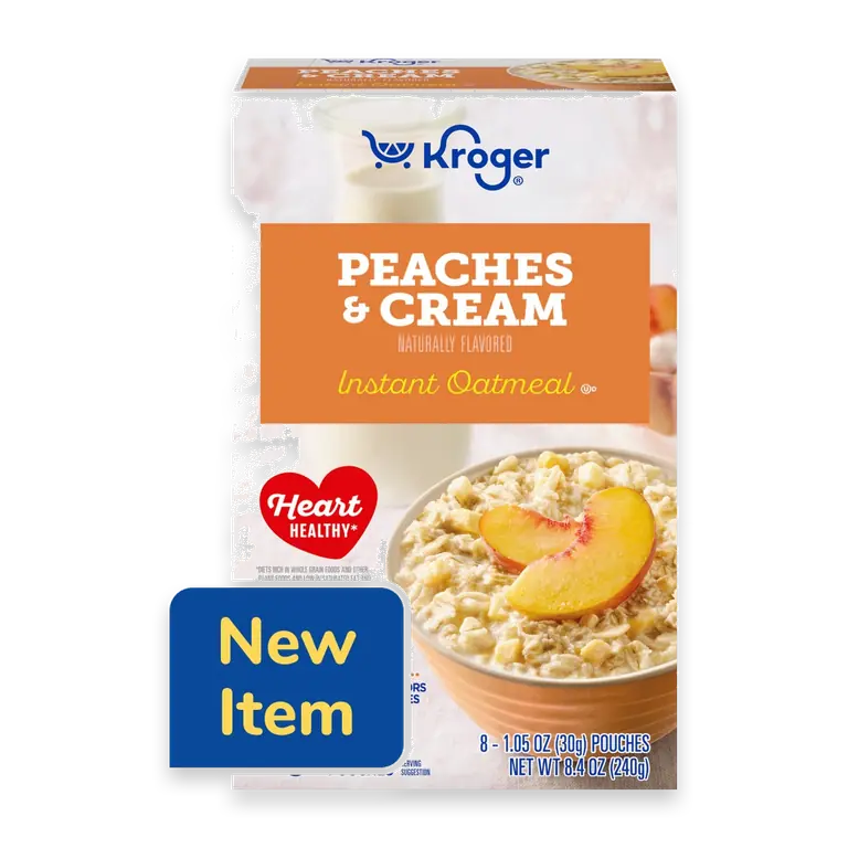 Peaches and Cream Instant Oatmeal
