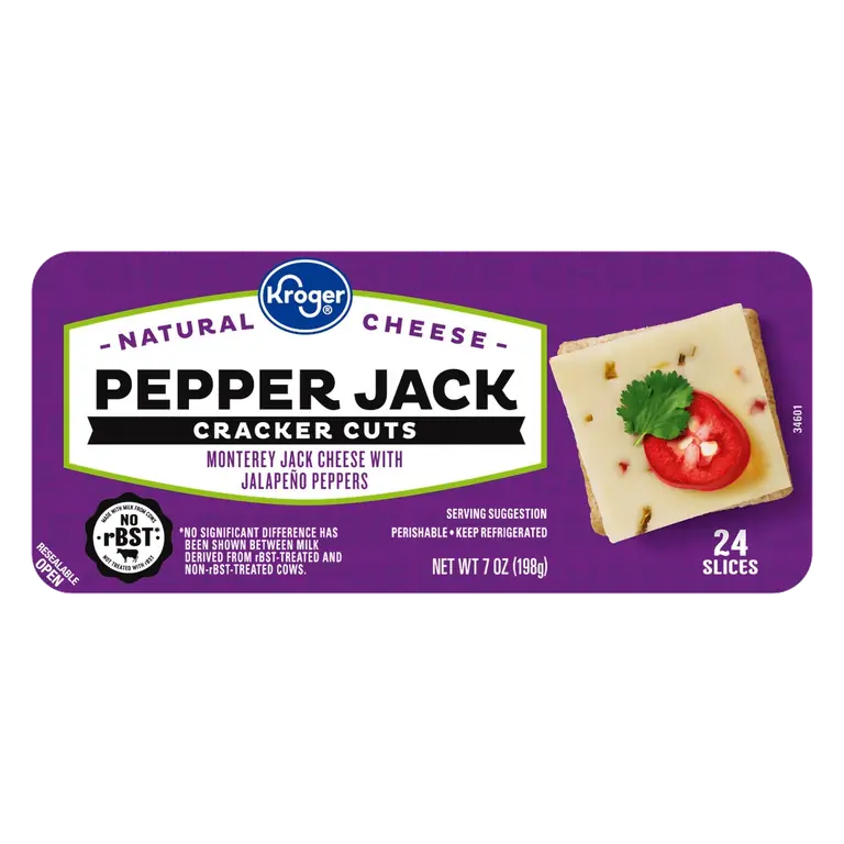 Pepper Jack Cracker Cuts Sliced Cheese
