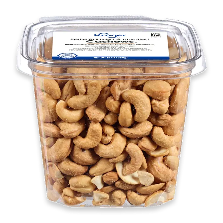 Petite Roasted and Unsalted Cashews