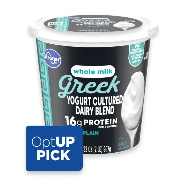 Plain Whole Milk Greek Yogurt Cultured Dairy Blend Tub