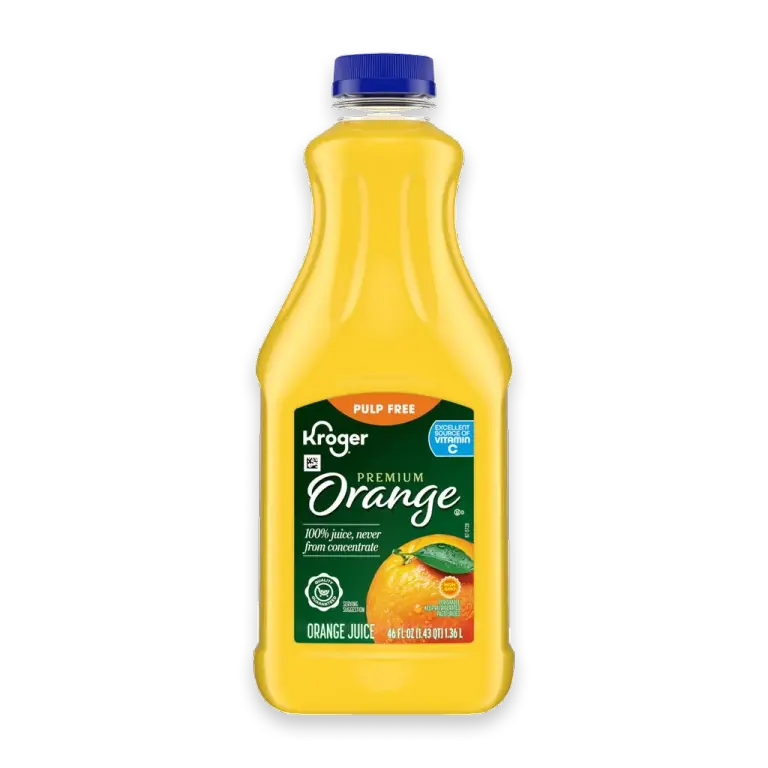 Premium Orange Juice Pulp Free