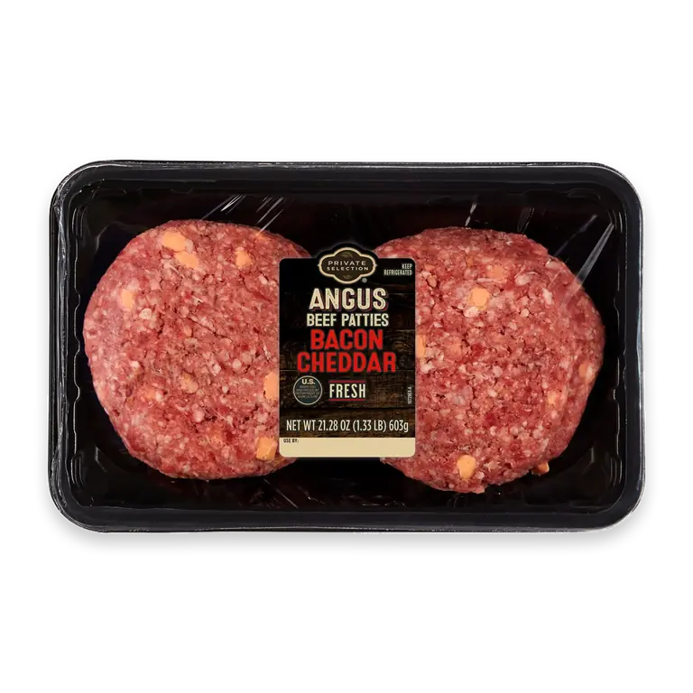 Private Selection Bacon Cheddar Angus Ground Beef Patties