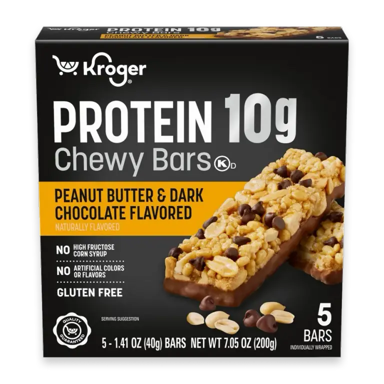 Protein Peanut Butter and Dark Chocolate Flavored Chewy Bars