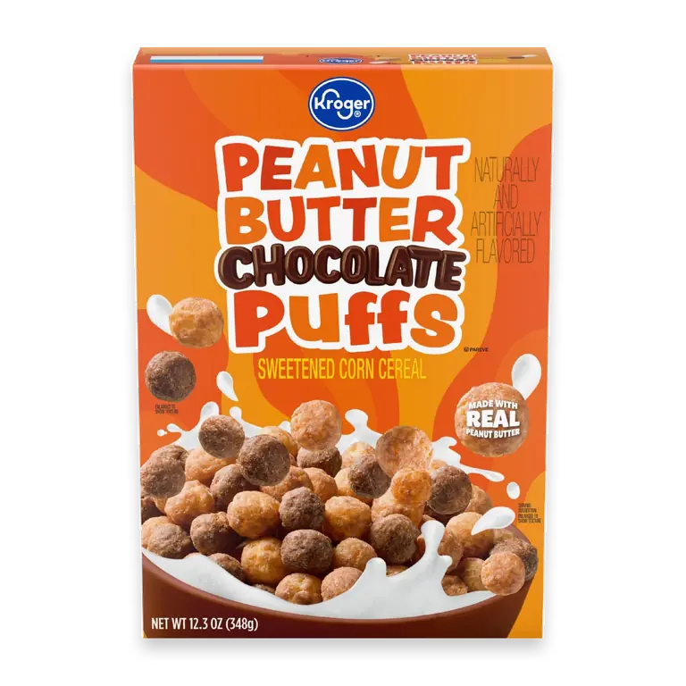 Puffs Peanut Butter Chocolate Corn Cereal