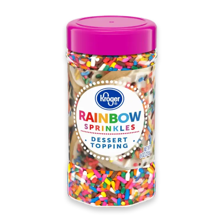Rainbow Sprinkles Dessert Topping