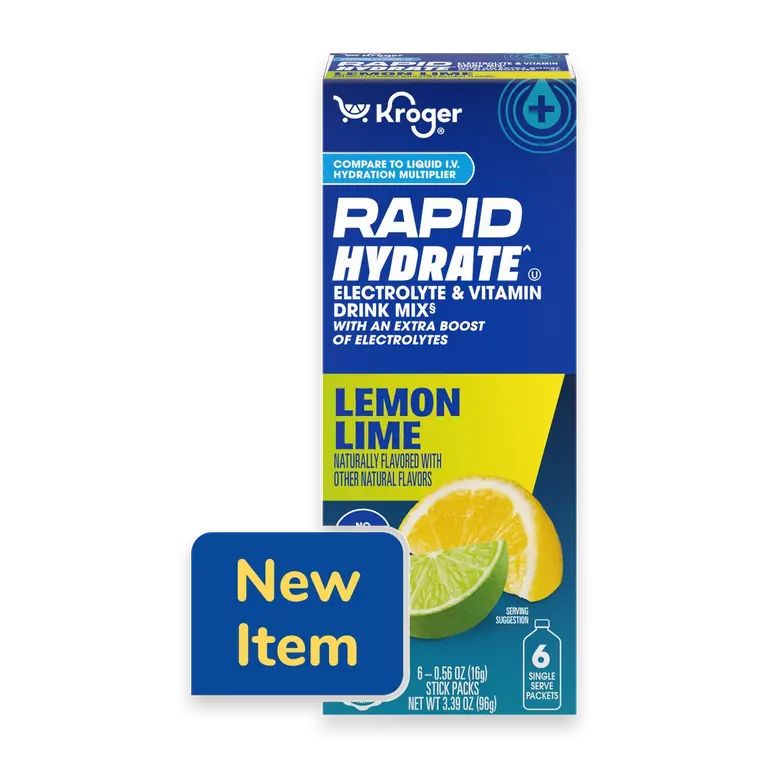 Rapid Hydrate Lemon Lime Drink Mix Packets