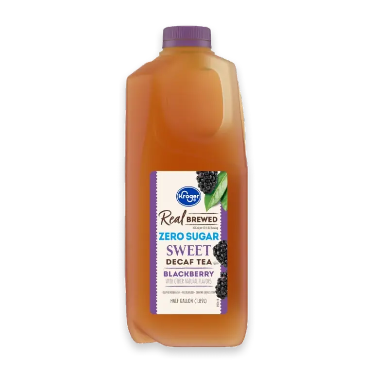 Real Brewed Zero Sugar Blackberry Sweet Decaf Tea