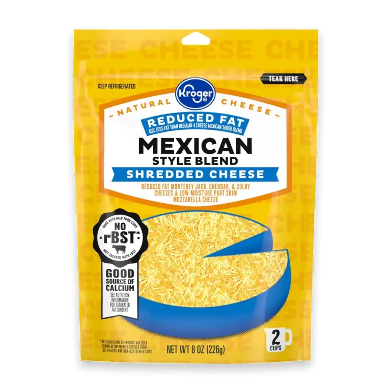 Reduced Fat Mexican Style Shredded Cheese