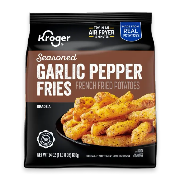 Seasoned Garlic Pepper Frozen French Fries